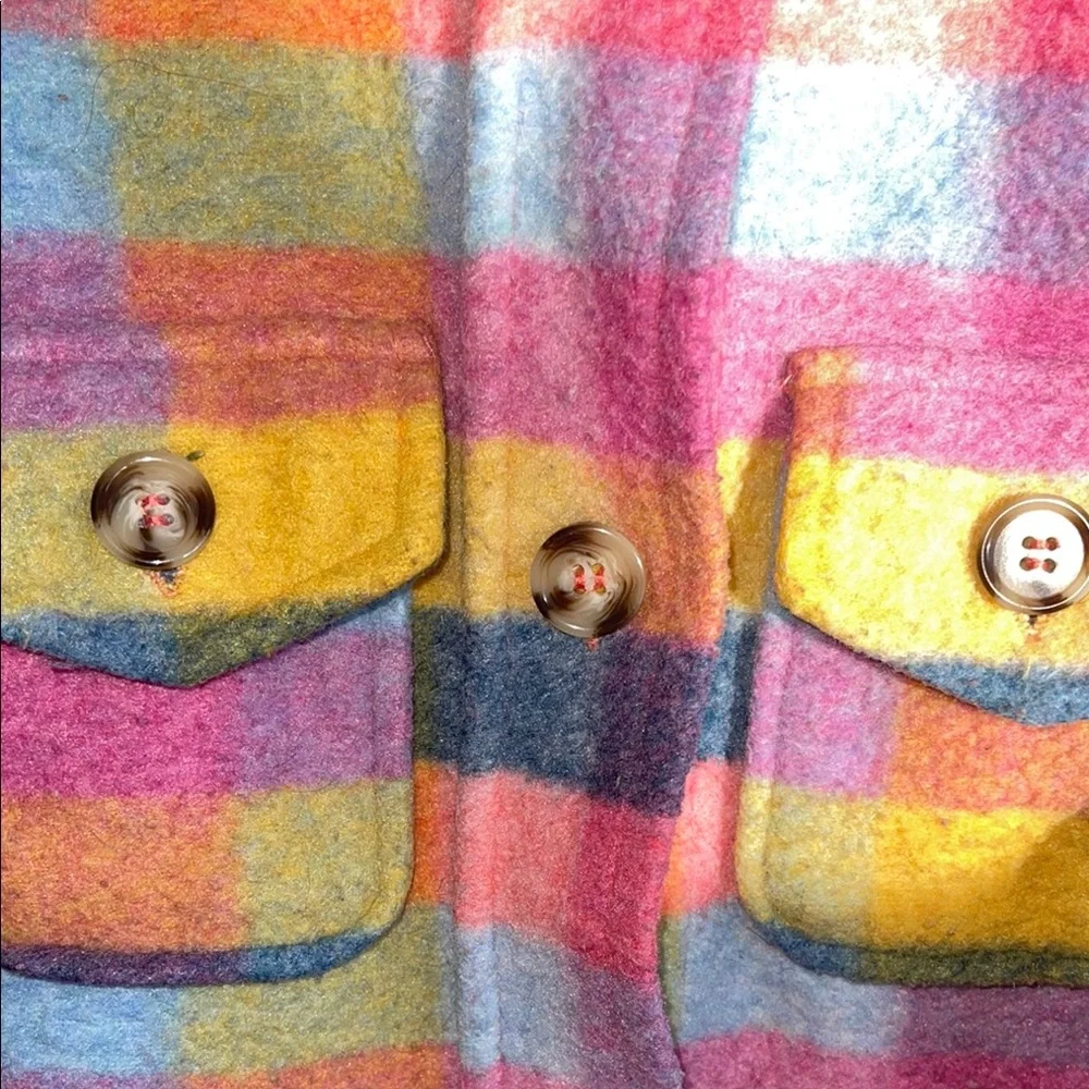 Colorful Plaid Kids Jacket - Picture 2 of 6